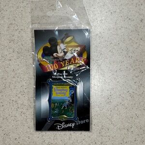 Disney 100 Years Sleeping Beauty Pin with Blue and Gold